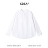 SDSA男装2026新款高贵轻奢潮牌复古亨利领宽松长袖衬衫 商品缩略图0