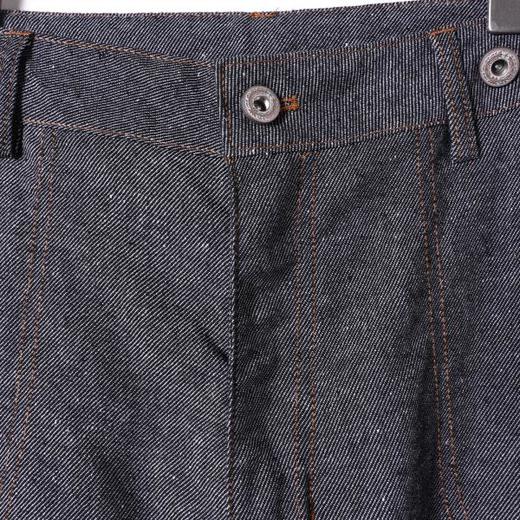 SDSA男装2026新款高贵轻奢高街设计纯色明线直筒牛仔裤百搭上衣 商品图1