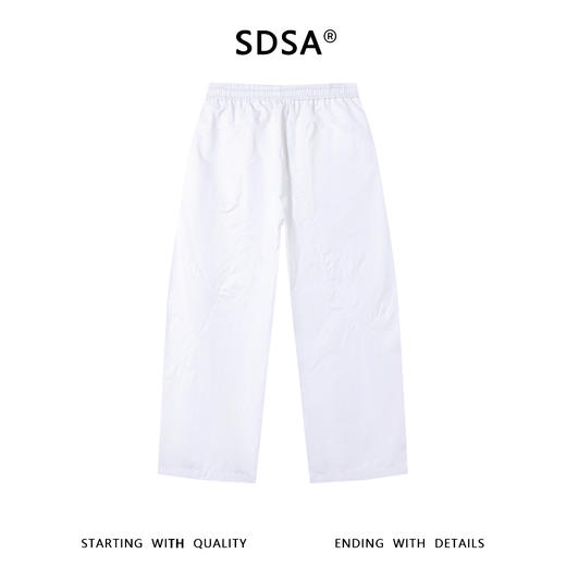 SDSA男装2026新款高贵轻奢美式高街纯色抽绳休闲裤百搭时尚裤子 商品图4