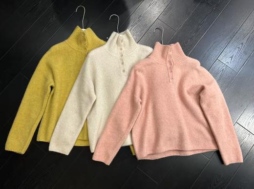 【门店同款】ENJOY冬季狐狸毛立领针织上衣 168993827 商品图0