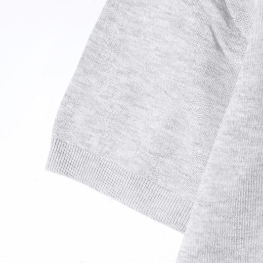 SDSA男装2026新款轻奢老钱风假口袋提花针织纯色圆领短袖T恤百搭 商品图2