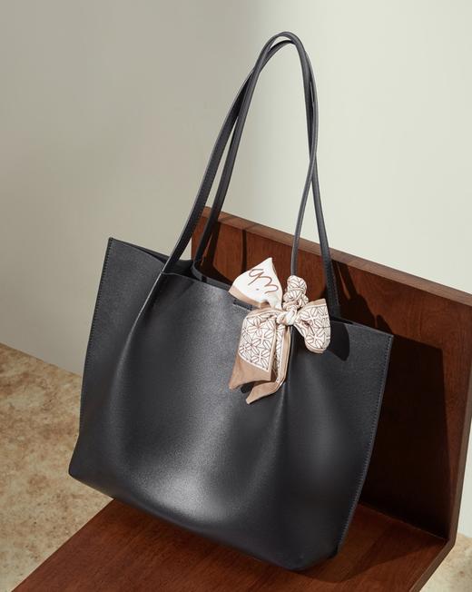 「两种包型-托特包/水桶包」洛诗琳定制“头层牛皮”大容量单肩包高级感简约通勤真皮手提包63523/63713 商品图3