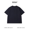 SDSA男装2026新款黑豹印花短袖T恤美式复古宽松圆领休闲上衣 商品缩略图4