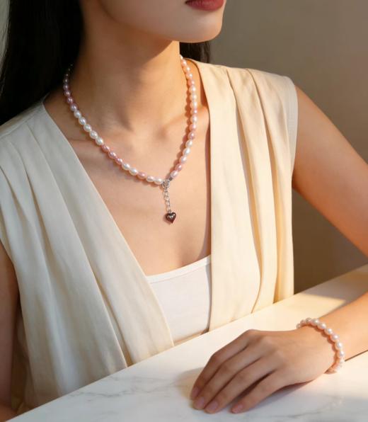 糖果色无瑕 4-5mm小米珠珍珠项链 甜美少女 礼物优选 [发：26] 商品图0