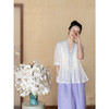 牧衣游原创 机绣苎麻外套女夏新款轻薄透气百搭休闲文艺开衫 早川 商品缩略图1