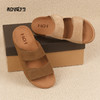 和诚行2026夏季新款时尚百搭真皮勃肯厚底男式拖鞋1950099 商品缩略图0