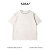 SDSA男装2026新款高贵轻奢日系简约撞色织带圆领短袖T恤百搭上衣 商品缩略图0