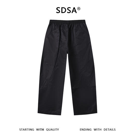 SDSA男装2026新款高贵轻奢美式高街纯色抽绳休闲裤百搭时尚裤子 商品图4