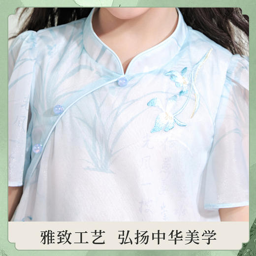 笛莎Deesha 2026年夏季新款观山见女童连衣裙 商品图3