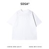SDSA男装2026新款高贵轻奢美式复古星星烫钻短袖宽松圆领 T 恤 商品缩略图0