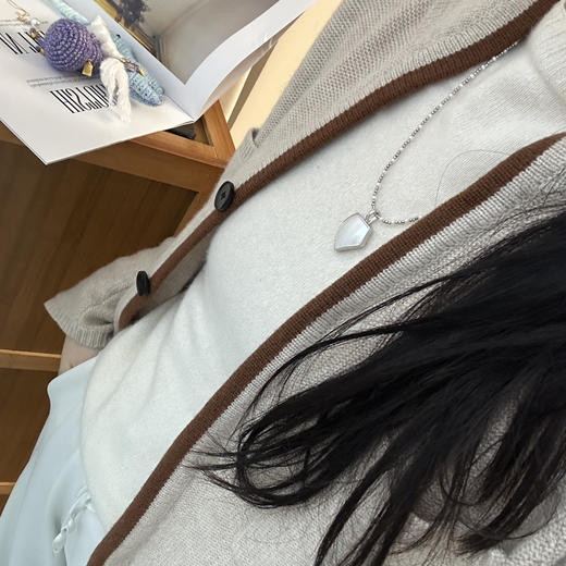 纯银几何母贝万能扣吊坠（不含链） 商品图5