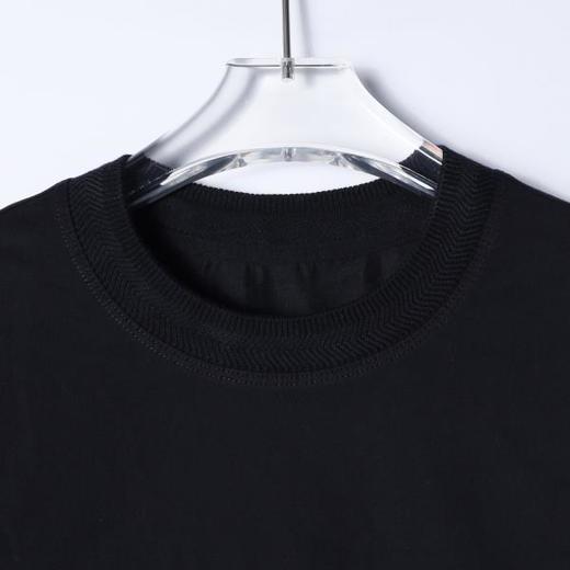 SDSA男装2026新款轻奢弧形下摆宽松短袖T恤小众设计感圆领上衣 商品图1