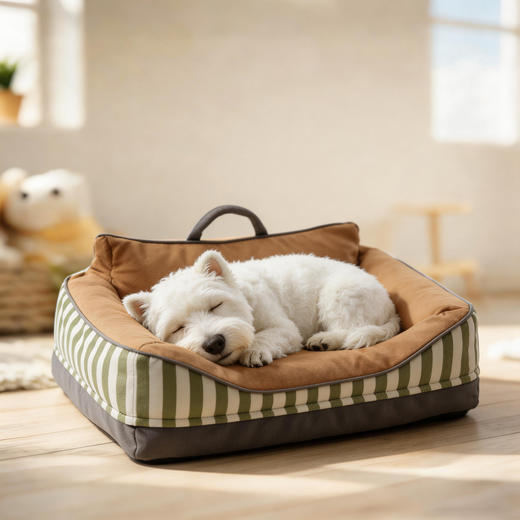 BOPPYGO新式防水狗窝耐撕咬狗垫子四季通用可拆洗中型小型犬狗床夏季睡垫 商品图1