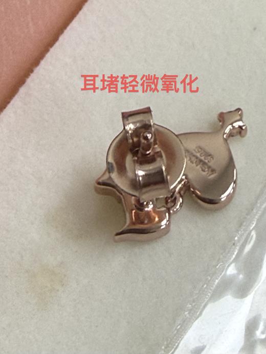 3661266908546 瑷嘉莎AGATHA 瑷嘉莎  小心思系列 925银 耳钉 小狗红心锆石 商品图5
