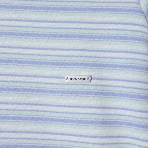 SDSA男装2026新款高贵轻奢韩系撞色条纹小标圆领短袖T恤百搭上衣 商品图4