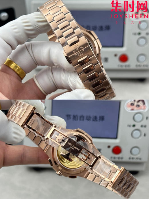 P1百达翡丽鹦鹉螺系列5990/1R 男士腕表 表径40.5mm 对版功能 商品图8