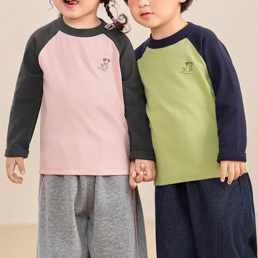 裁缝学苑TS34插肩袖长袖T恤纸样儿童女童圆领打底衫上衣童装服装打板 商品图5