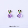 【福气满盈】绿翠紫晶耳坠 商品缩略图0