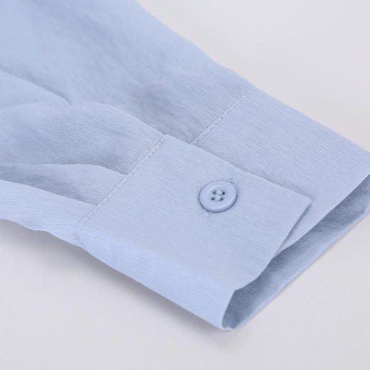 RF204斯尔丽26春夏新款一衣多穿飘带款宽松H版型可休闲可职业休闲衬衣 商品图6