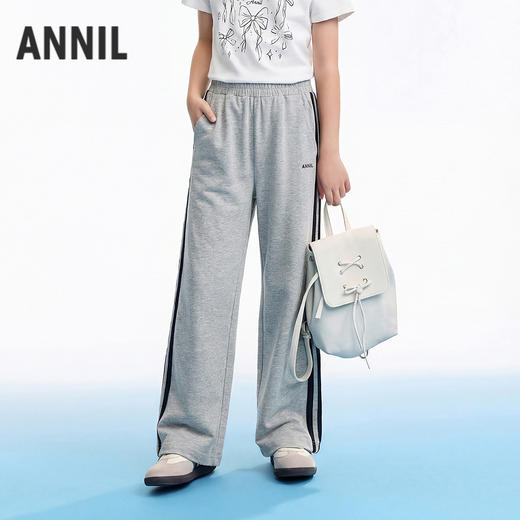 男女童针织单裤夏季新款安奈儿童装EM626808 商品图1