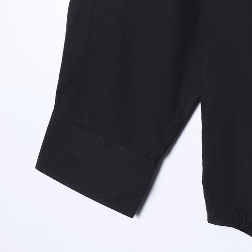 SDSA男装2026新款高贵轻奢韩系简约纯色长袖衬衫百搭宽松休闲衬衣 商品图2