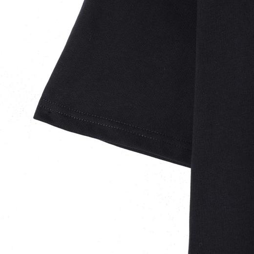 SDSA男装2026新款高贵轻奢潮牌简约皮标装饰圆领短袖百搭宽松上衣 商品图2