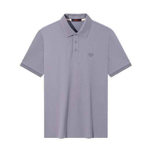 【双面珠地】柒牌短袖2026夏季新款扁机领提花男装上衣商务POLO衫 130T70230 商品图4