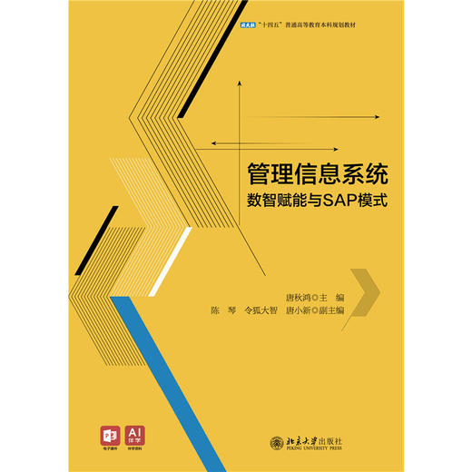 教材：管理信息系统：数智赋能与SAP模式 唐秋鸿 主编  北京大学出版社 商品图1