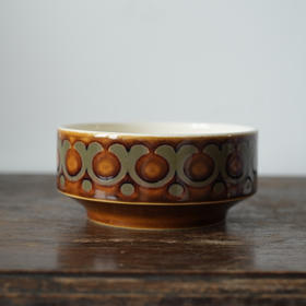 1970s英国Hornsea Bronte 绿甜品碗