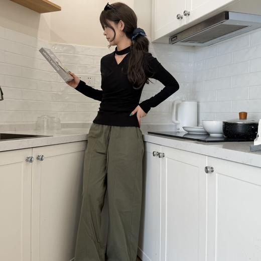 TRIUUCHU冰丝防晒工装裤 轻薄纸感工装面料，自带微皱肌理更有复古风格！6022 商品图2