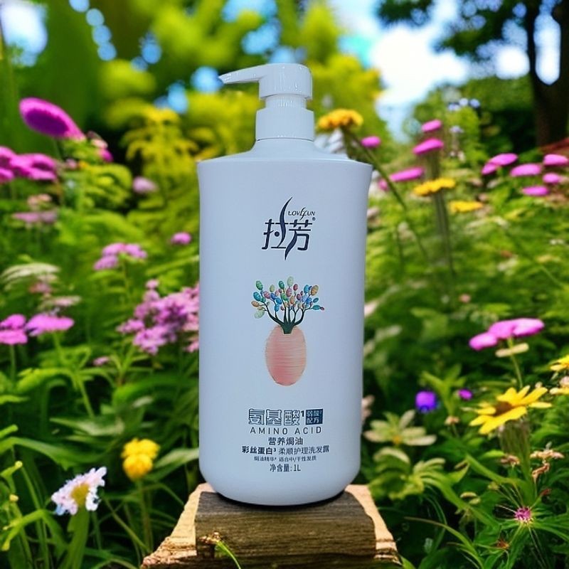 拉芳氨基酸彩丝蛋白柔顺护理洗发露改善毛躁焗油顺滑洗发膏1L效期29年