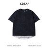 SDSA男装2026新款做旧假两件短袖T恤拼接下摆宽松圆领休闲上衣 商品缩略图0