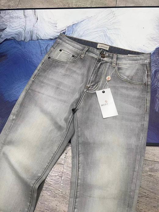 F040309春夏新款复古做旧风柔软舒适休闲百搭薄款牛仔裤长裤 商品图4