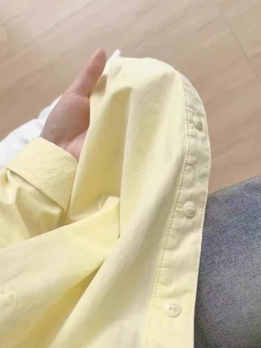长袖衬衫休闲百搭纯色基础款外穿打底 商品图9