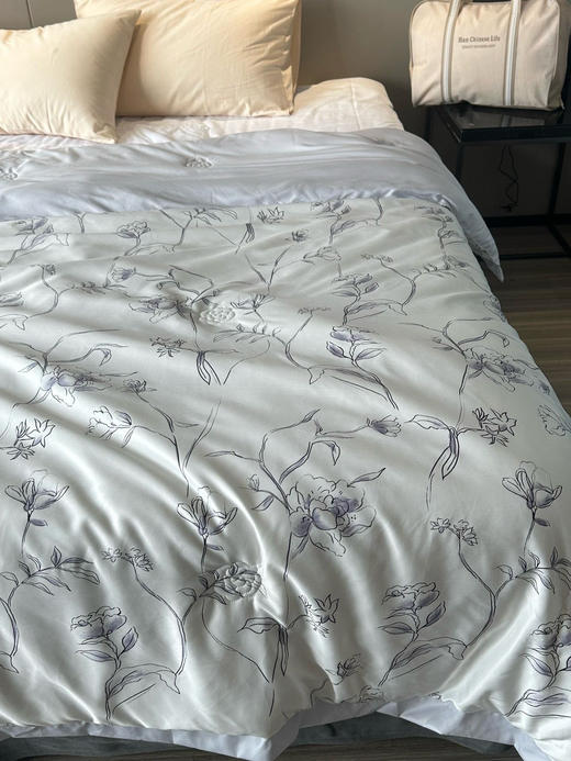 竹语天丝凉感夏被母婴A类天丝抗菌抑菌被子 商品图8