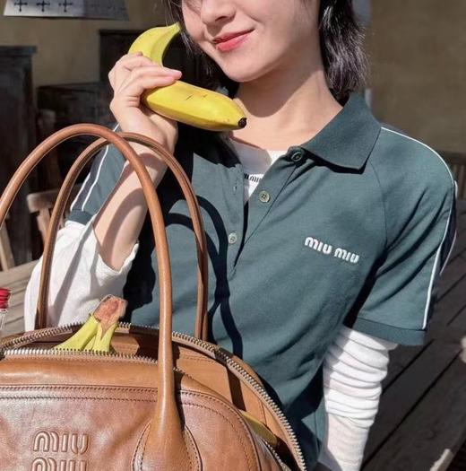 女款拼色logo短袖polo衫lv017 商品图1