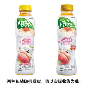 可口可乐 阳光无糖 桃桃乌龙茶 茶饮料 500ml*12瓶 新老包装随机发货 商品图1