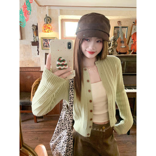 <曾小咸推荐>4.4现货秒杀 ！微信超特价！韩系针织开衫 日常169.99 立减90 秒杀79.99！！ 商品图3