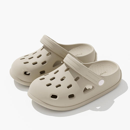 【踩屎感❗走路不累脚】厚底洞洞鞋男款夏季外穿新款防滑沙滩鞋踩屎感包头拖鞋女情侣。ri 商品图3