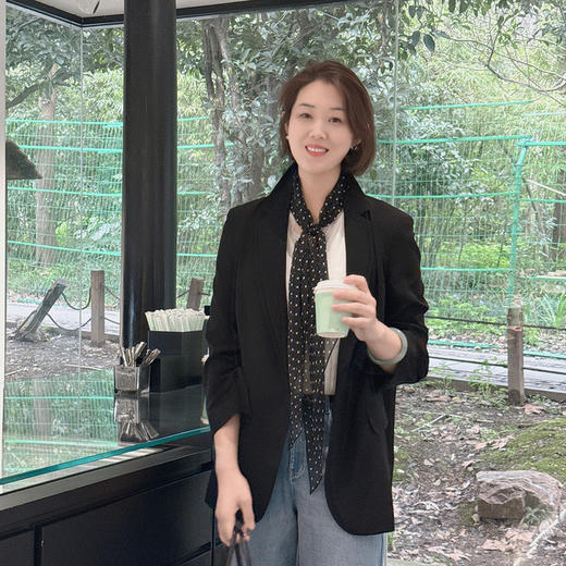 火桐hooton 铂金系列 三醋酸宾霸一粒扣直筒西装 商品图0