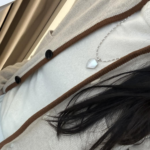 纯银几何母贝万能扣吊坠（不含链） 商品图3