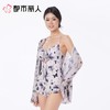都市丽人女士泳衣印花网布一体式泳衣连体泳衣LSC3M1 商品缩略图1