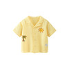 迷你巴拉巴拉男童短袖衬衫竹棉透气度假风翻领开襟上衣2026夏新品 商品缩略图4