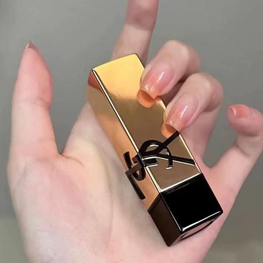 【礼盒礼袋】YSL圣罗兰浮雕黑金方管口红3g #NM裸色缪斯 N8烟粉祼 1966红棕色 商品图7