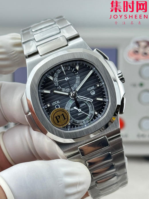 P1百达翡丽鹦鹉螺系列5990/1A 男士腕表 表径40.5mm 对版功能 商品图3