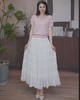 司歌压褶橡筋弹力气质白月光半裙大伞裙C93G602 商品缩略图1