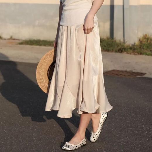 春日流光半身裙｜高腰A字剪裁，温柔到骨子里的樱花粉 商品图3