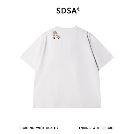 SDSA男装2026新款高贵轻奢潮牌趣味裤型印花圆领短袖T恤百搭时尚 商品图4