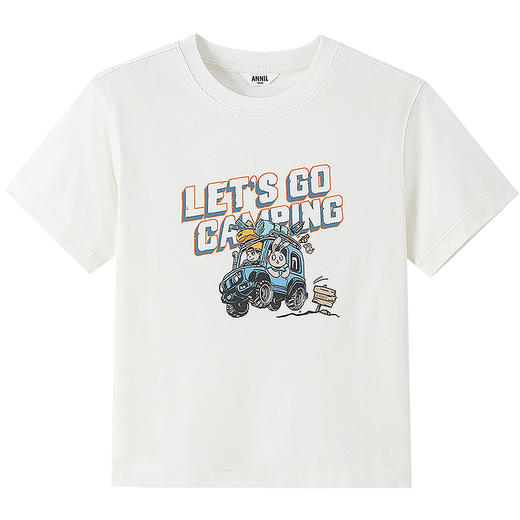 【实体店同款】男童圆领短袖针织衫夏季新款安奈儿童装AB621136 商品图5