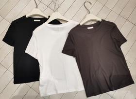 【门店同款】ENJOY夏季天丝羊毛极简T 163595301